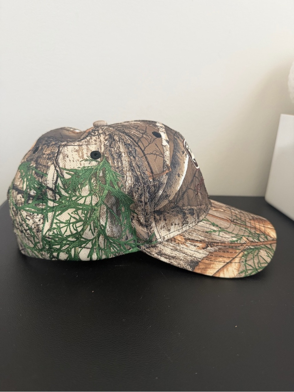 John Deere Green and Yellow Logo Camo Hat